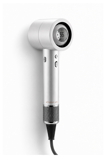 ATHENA AIR IRIS hair dryer in Satin Silver